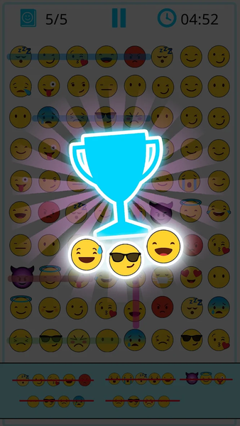 Word Search Emoji edition - Gameplay image of android game