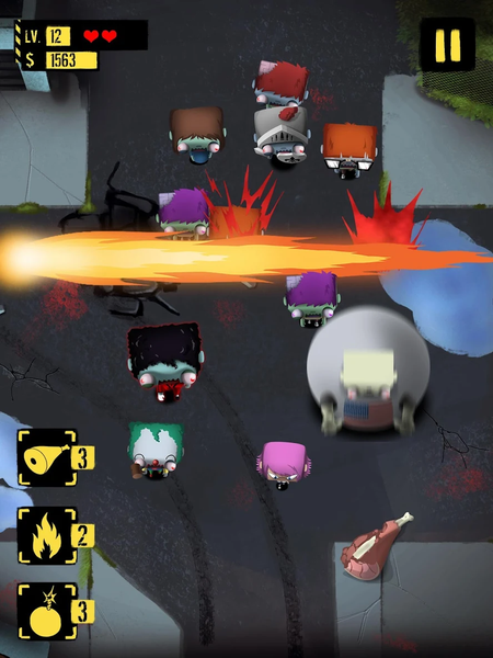 Zombies VS Finger - Gameplay image of android game