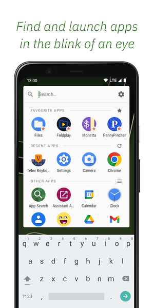 App Search: Launch apps fast - Image screenshot of android app