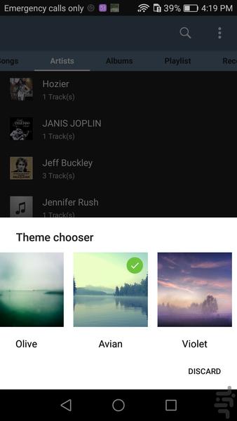 (پخش موسیقی) Gray Player - عکس برنامه موبایلی اندروید