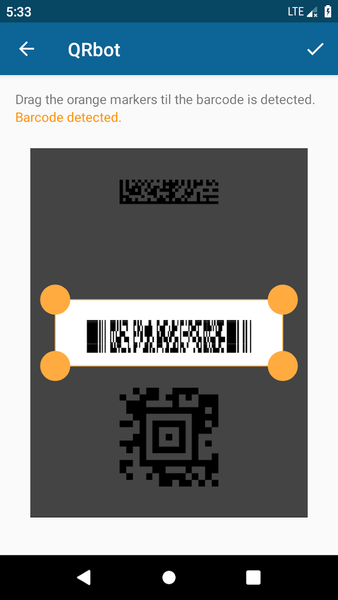 QRbot: QR & barcode reader - Image screenshot of android app