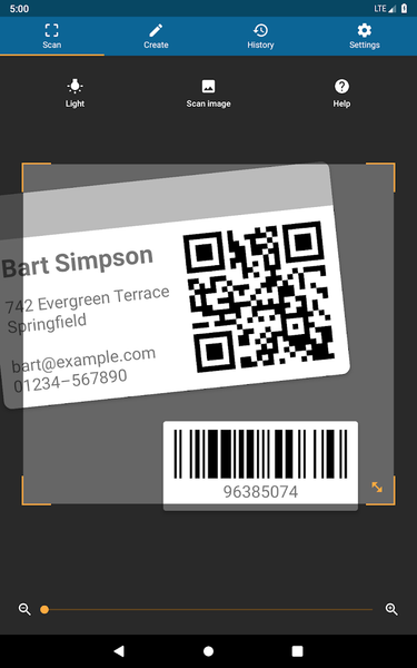 QRbot: QR & barcode reader - Image screenshot of android app