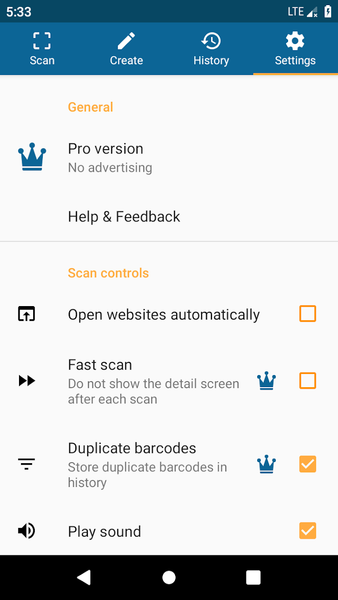 QRbot: QR & barcode reader - Image screenshot of android app