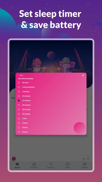 Sleepa: Relaxing sounds, Sleep - عکس برنامه موبایلی اندروید