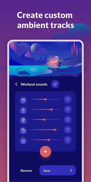 Sleepa: Relaxing sounds, Sleep - عکس برنامه موبایلی اندروید