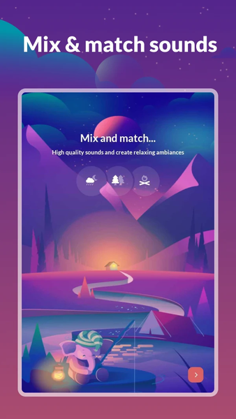 Sleepa: Relaxing sounds, Sleep - عکس برنامه موبایلی اندروید