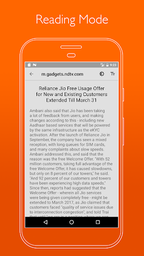 Rocket Browser - عکس برنامه موبایلی اندروید