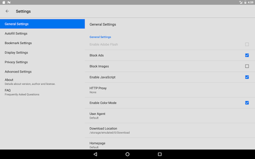 Rocket Browser - عکس برنامه موبایلی اندروید