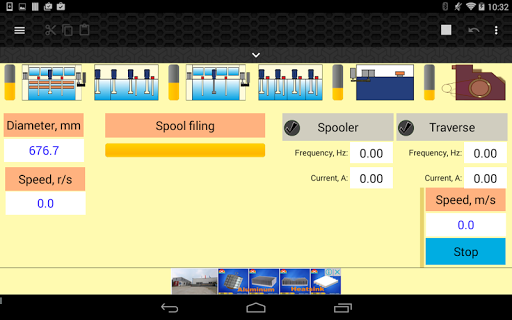 HMI Modbus - Image screenshot of android app