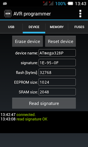 AVR programmer - عکس برنامه موبایلی اندروید