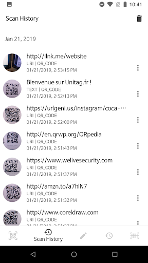 QR BarCode - Image screenshot of android app