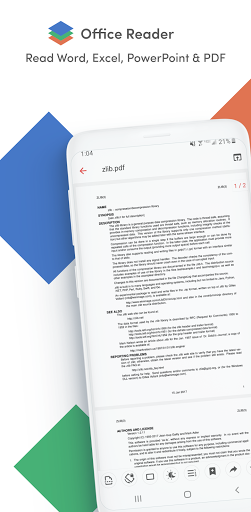 Office Reader - PDF,Word,Excel - عکس برنامه موبایلی اندروید