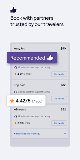 Skyscanner Flights Hotels Cars - Image screenshot of android app