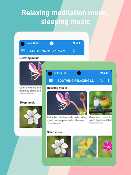 Music to sleep by & relaxing - عکس برنامه موبایلی اندروید