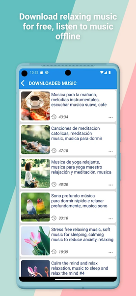 Music to sleep by & relaxing - عکس برنامه موبایلی اندروید