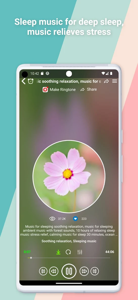 Music to sleep by & relaxing - عکس برنامه موبایلی اندروید