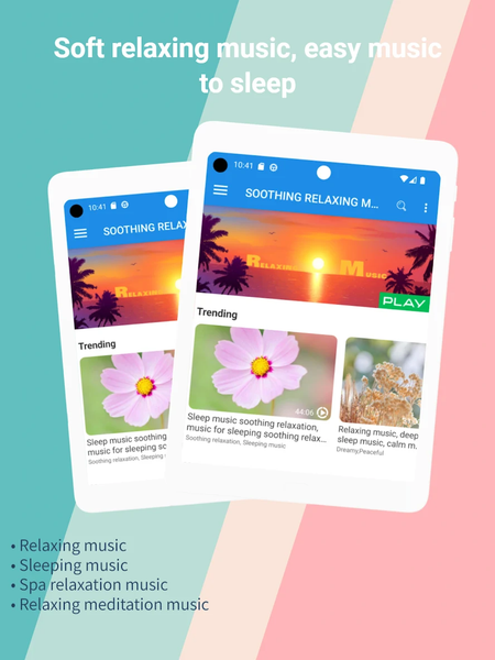 Music to sleep by & relaxing - عکس برنامه موبایلی اندروید