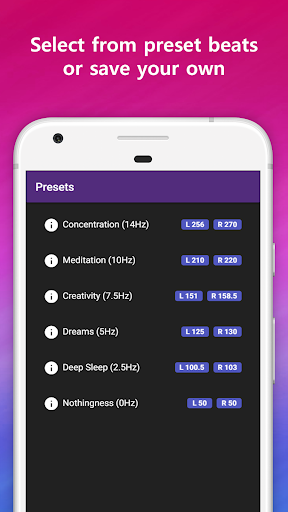 Sleep Beats: Binaural Beat Generator and Brainwave - عکس برنامه موبایلی اندروید