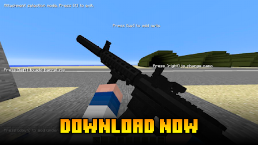 Mods guns for Minecraft pe - عکس برنامه موبایلی اندروید