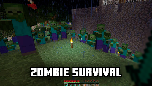 Zombie Mod for minecraft - عکس برنامه موبایلی اندروید