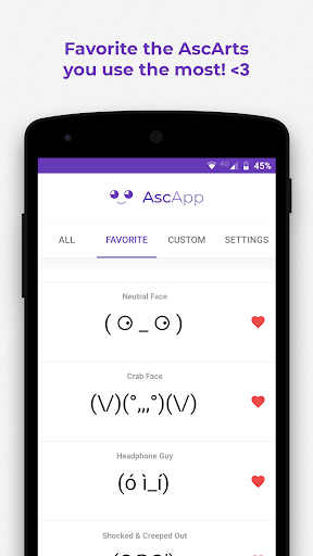 AscApp - The ASCII Art Keyboard - عکس برنامه موبایلی اندروید