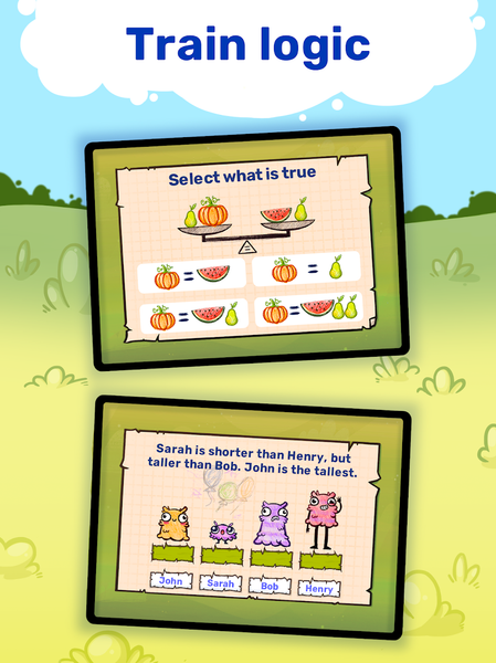 Math & Logic games for kids - عکس بازی موبایلی اندروید