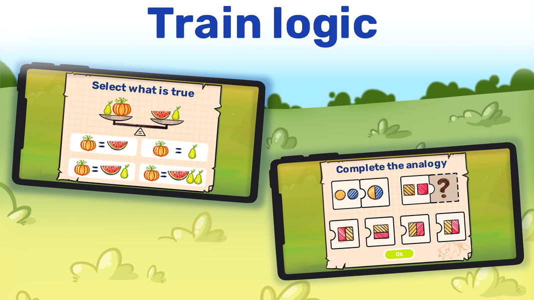 Math & Logic games for kids - عکس بازی موبایلی اندروید