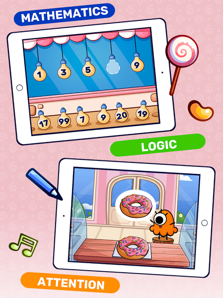 Fun learning games for kids - عکس بازی موبایلی اندروید