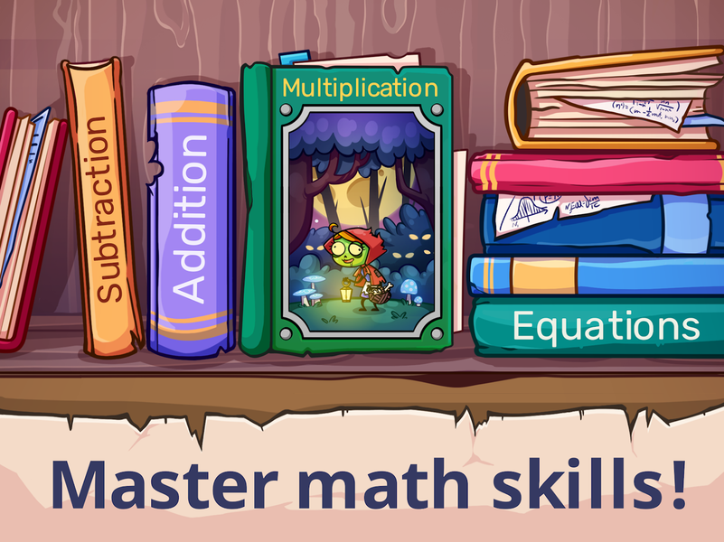 Math games: Zombie Invasion - Gameplay image of android game