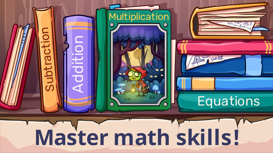 Math games: Zombie Invasion - Gameplay image of android game