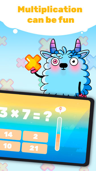 Multiplication Games For Kids. - Gameplay image of android game