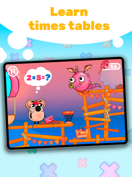 Multiplication Games For Kids. - Gameplay image of android game