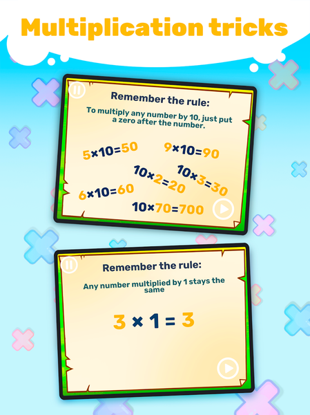 Multiplication Games For Kids. - Gameplay image of android game