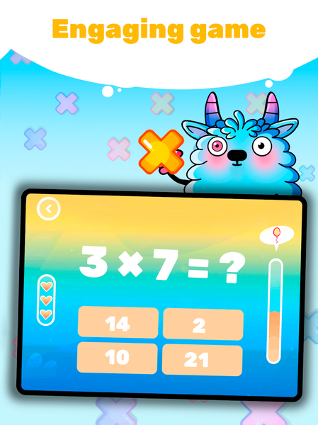 Multiplication Games For Kids. - Gameplay image of android game