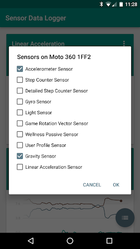 Sensor Data Logger - عکس برنامه موبایلی اندروید
