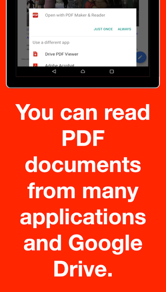PDF Maker & Reader - Image screenshot of android app