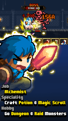 Dungeon & Alchemist Pixel RPG - عکس بازی موبایلی اندروید