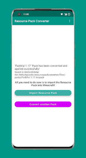 Resource Pack Converter for MC - عکس برنامه موبایلی اندروید