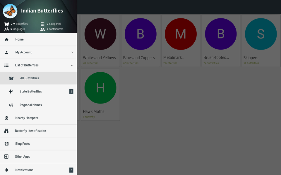 Indian Butterflies - عکس برنامه موبایلی اندروید