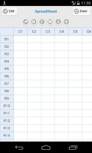 Simple Spreadsheet - عکس برنامه موبایلی اندروید