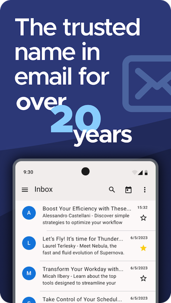 Thunderbird: Free Your Inbox - عکس برنامه موبایلی اندروید