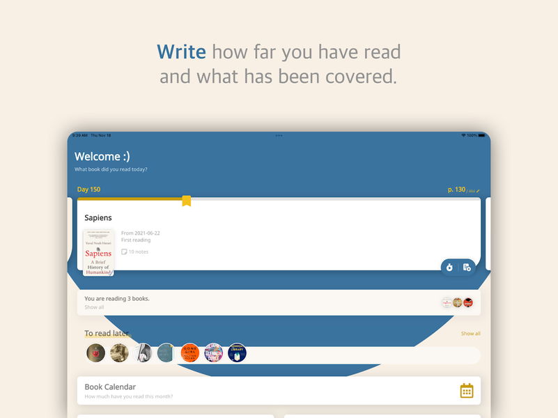 Bookmory - reading tracker - عکس برنامه موبایلی اندروید