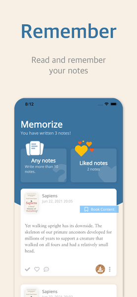 Bookmory - reading tracker - عکس برنامه موبایلی اندروید