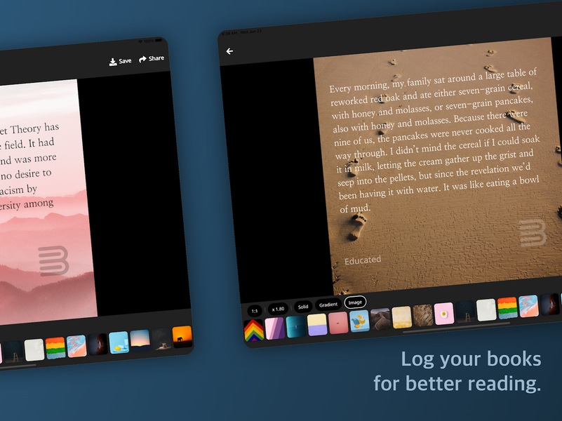 Bookmory - reading tracker - عکس برنامه موبایلی اندروید
