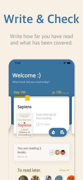 Bookmory - reading tracker - عکس برنامه موبایلی اندروید