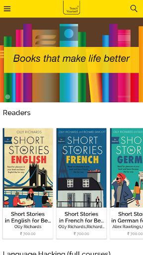 Teach Yourself Library - Image screenshot of android app