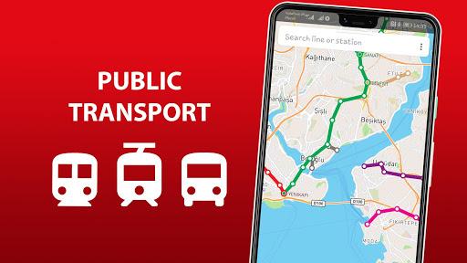 Public transport map Istanbul - عکس برنامه موبایلی اندروید