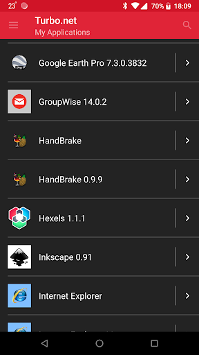 Turbo.net - Image screenshot of android app