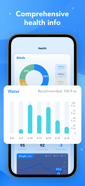Drink Alarms: Water Tracker - Image screenshot of android app
