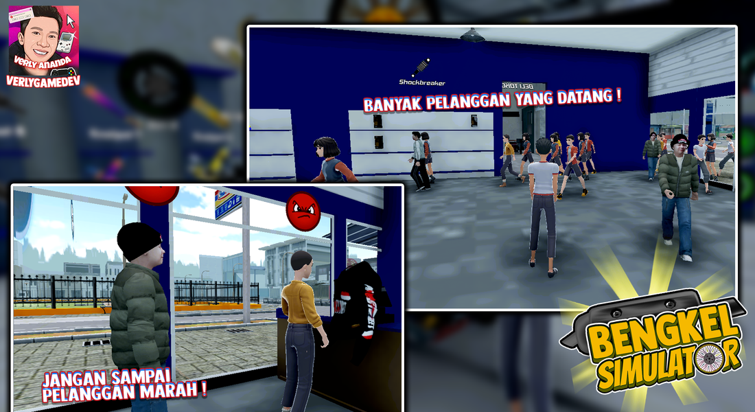 Bengkel Simulator Indonesia - Gameplay image of android game